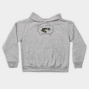 Casting Lure Design, Art of Fishing Kids Hoodie